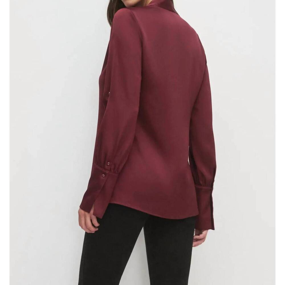 NEW FAVORITE DAUGHTER women's the izzy top in vino - Picture 3 of 9